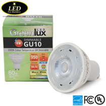 Greenlux 6 watt GU10 350 LUMENS