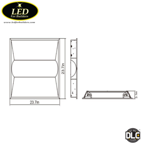 LED for Builders - 2x2 Troffer Dimensions