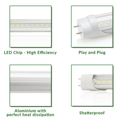 LED for Builders - T8 LED Light Bulb